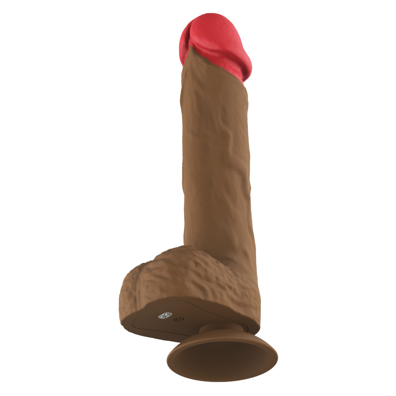 (image for) Rotation Wireless Realistic Dildo - 8.9"